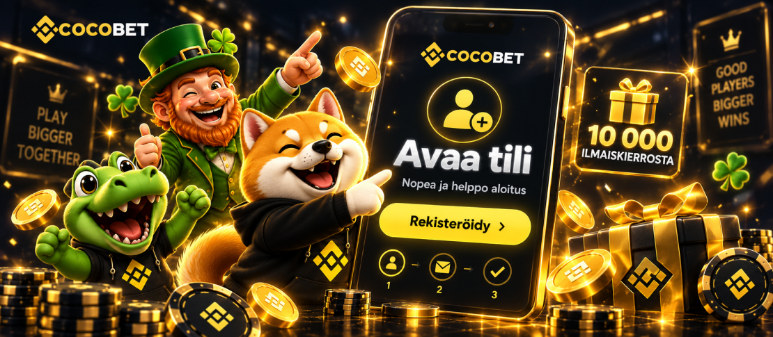 Cocobet rekisteröinti vaihe vaiheelta